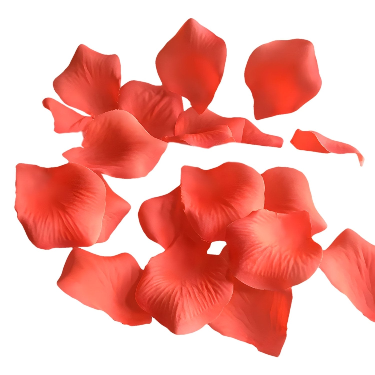Coral Rose Petels Confetti for Wedding Aisle Runner - VANRINA