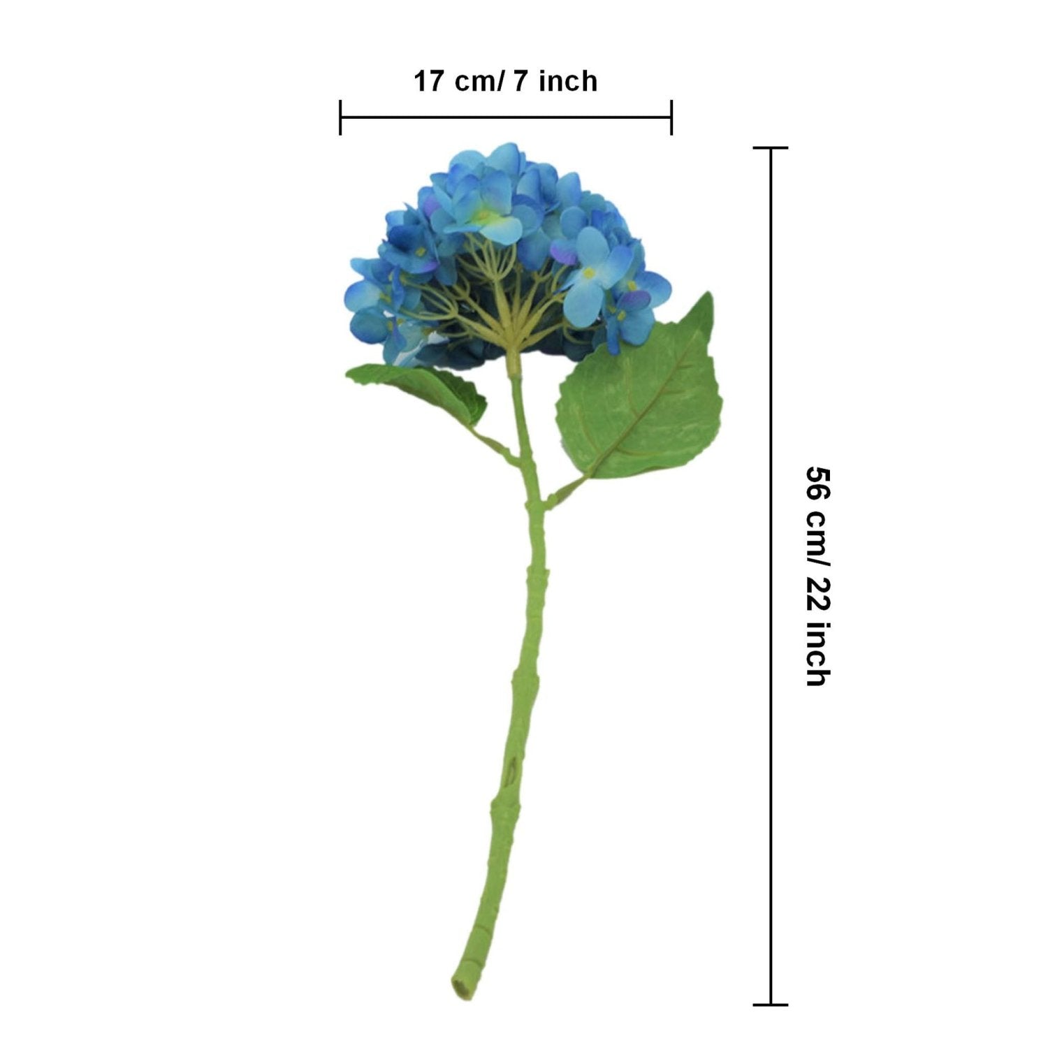 Dark Blue Hydrangea Wedding Flowers Silk Hydrangea - VANRINA