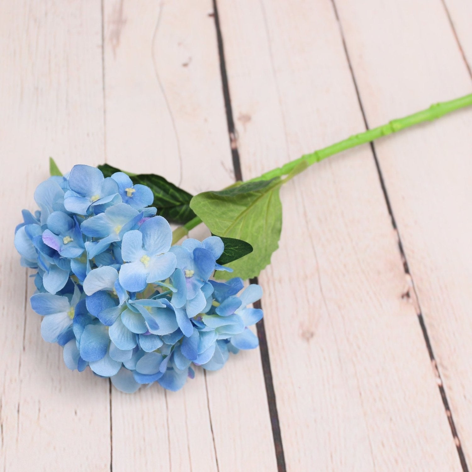 Dark Blue Hydrangea Wedding Flowers Silk Hydrangea - VANRINA