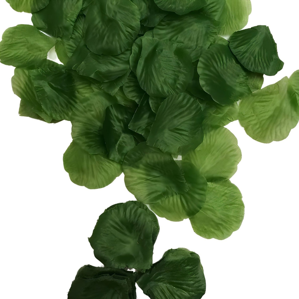 Emerald Green Fake Rose Petals Silk Petals for Wedding Decor - VANRINA