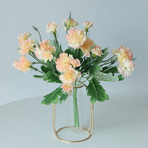 Fake Carnation Spray Silk Flowers Carnation Bush - VANRINA