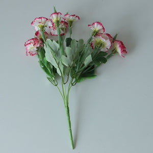 Fake Carnation Spray Silk Flowers Carnation Bush - VANRINA