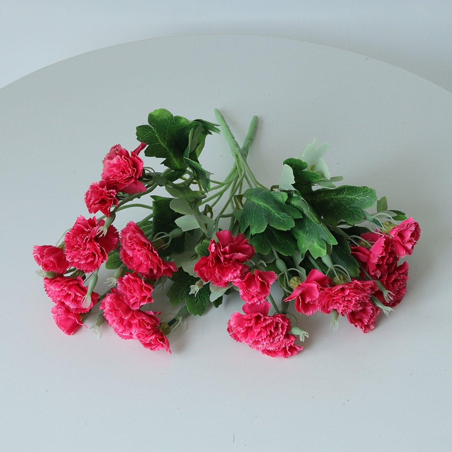Fake Carnation Spray Silk Flowers Carnation Bush - VANRINA