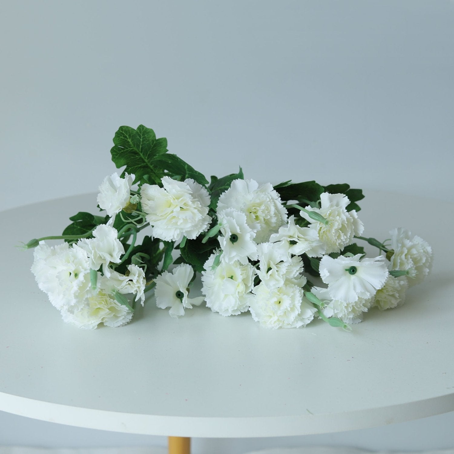 Fake Carnation Spray Silk Flowers Carnation Bush - VANRINA