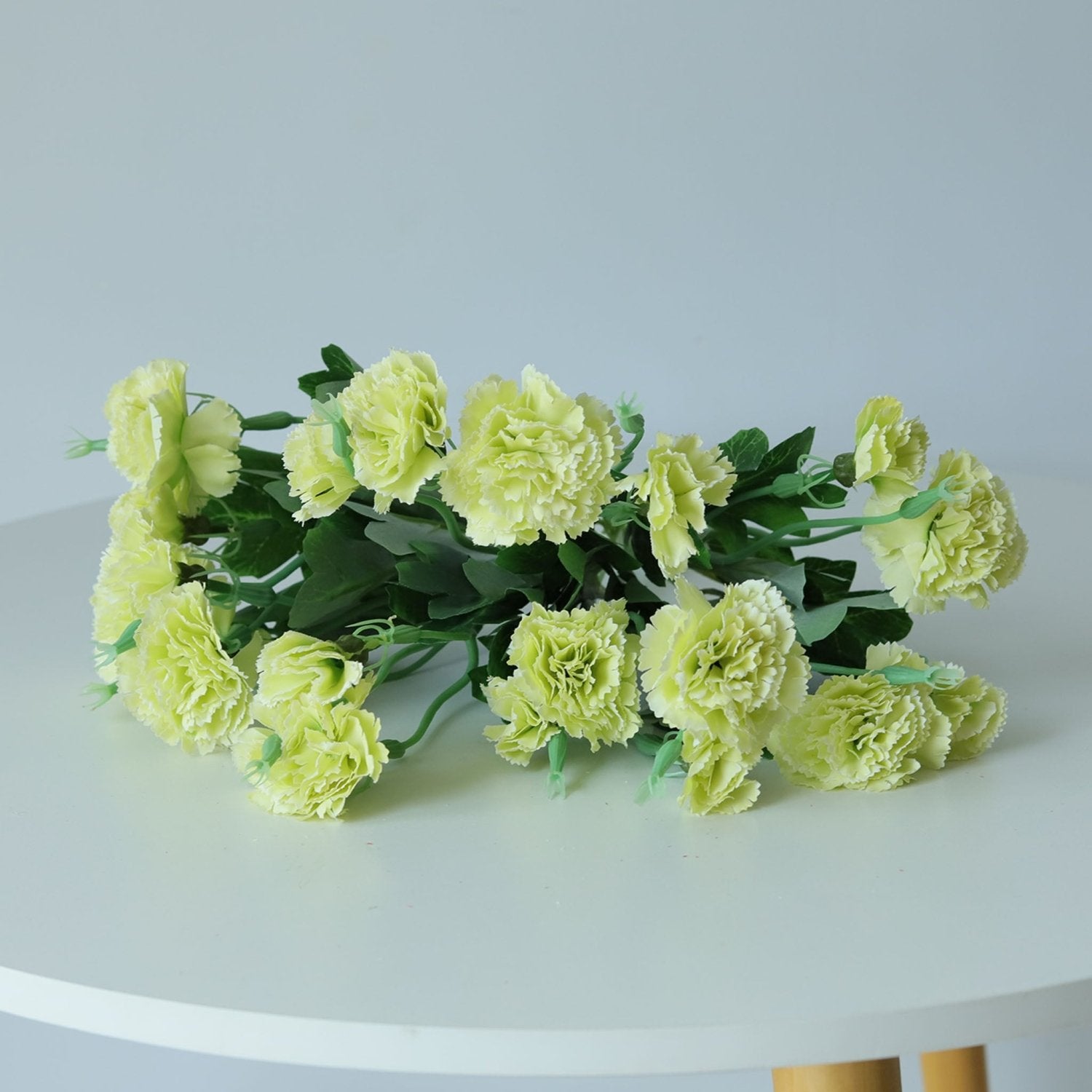 Fake Carnation Spray Silk Flowers Carnation Bush - VANRINA