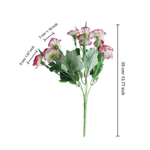 Fake Carnation Spray Silk Flowers Carnation Bush - VANRINA