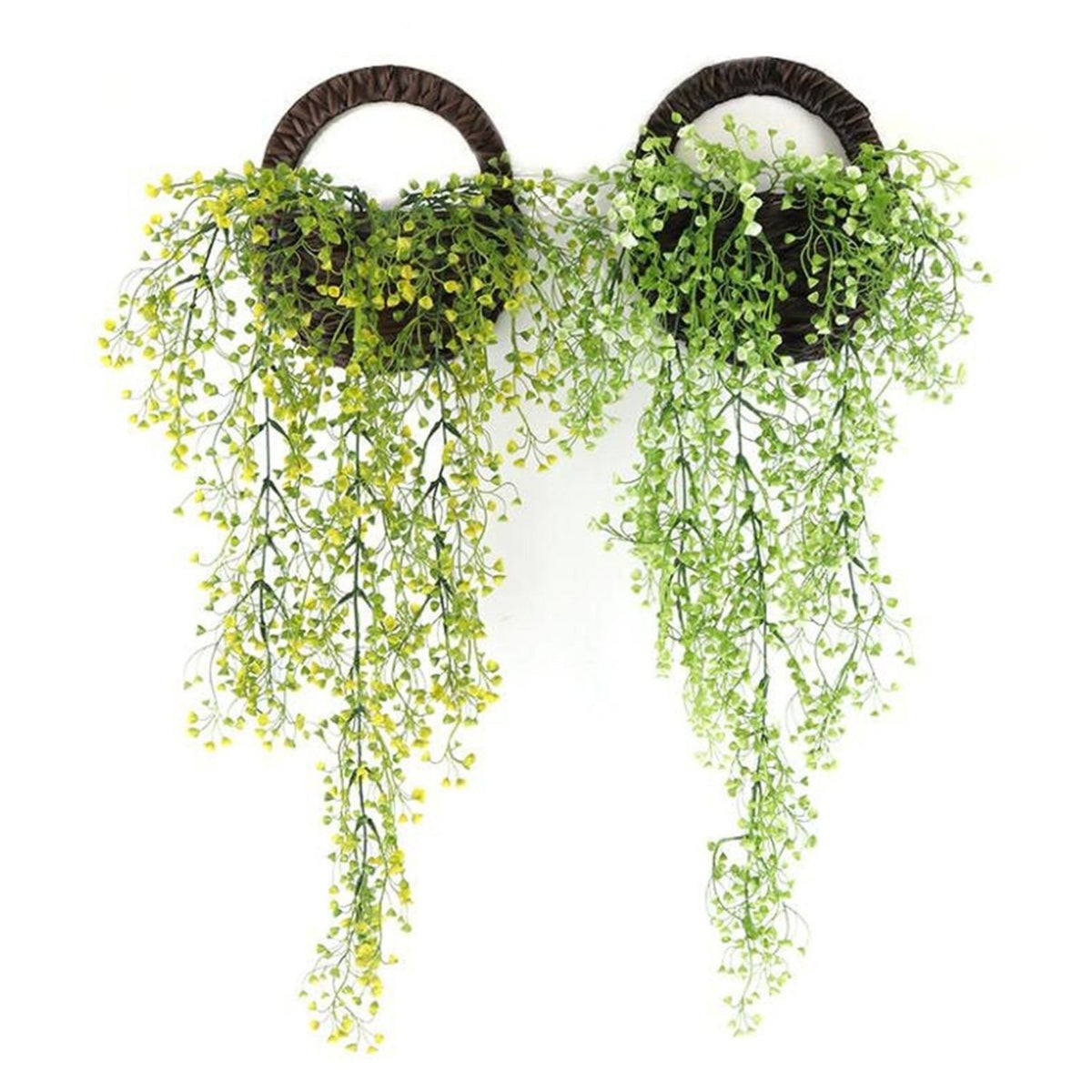 Fake Hanging Plants for Basket Vine Plastic Plants - VANRINA
