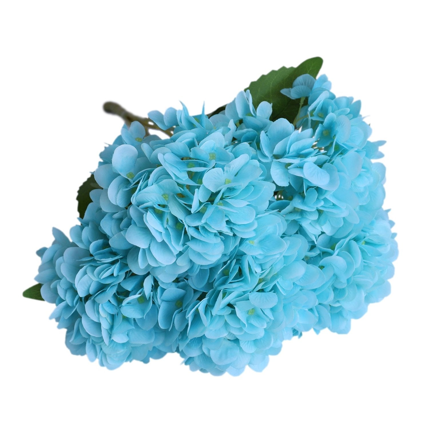 Fake Hydrangea Bush White Blue Teal Spa - VANRINA
