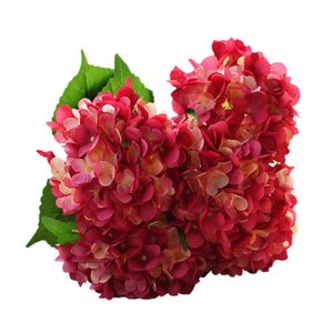 Fake Hydrangea Bush White Blue Teal Spa - VANRINA