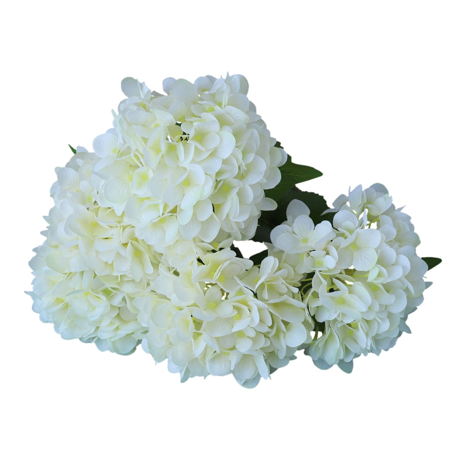 Fake Hydrangea Bush White Blue Teal Spa - VANRINA