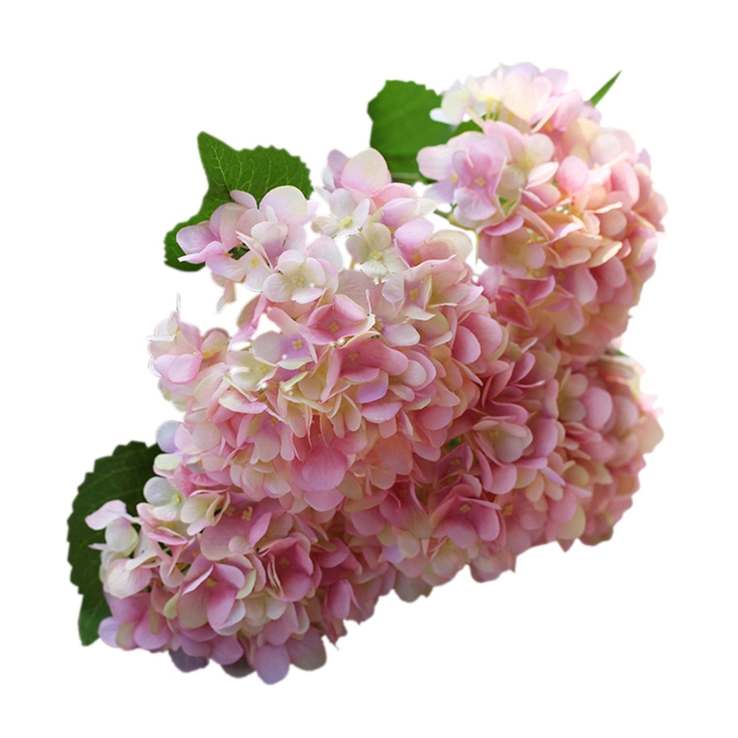 Fake Hydrangea Bush White Blue Teal Spa - VANRINA