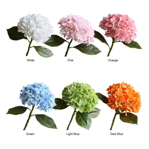 Fake Hydrangea Real Touch Flowers for Arrangement - VANRINA