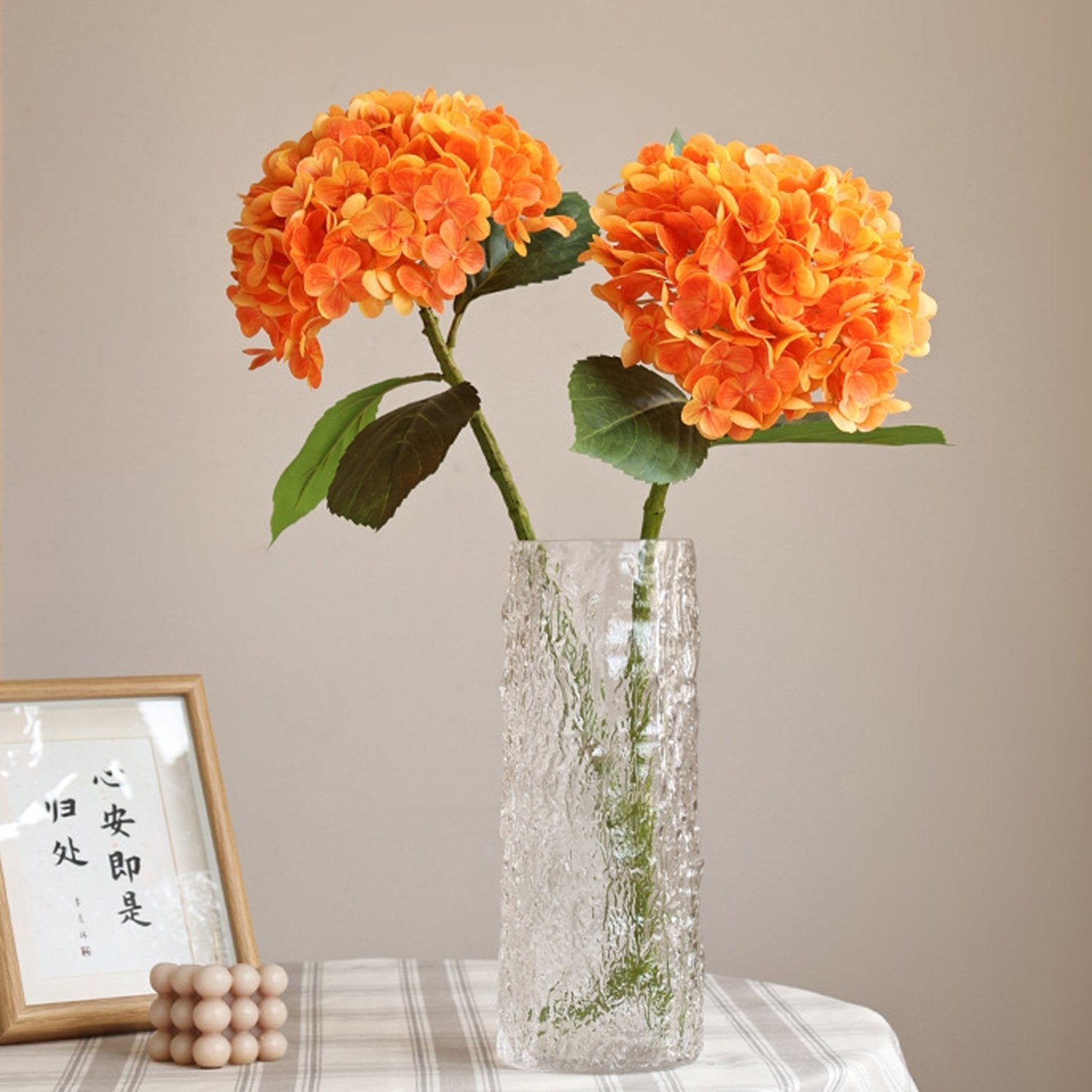 Fake Hydrangea Real Touch Flowers for Arrangement - VANRINA