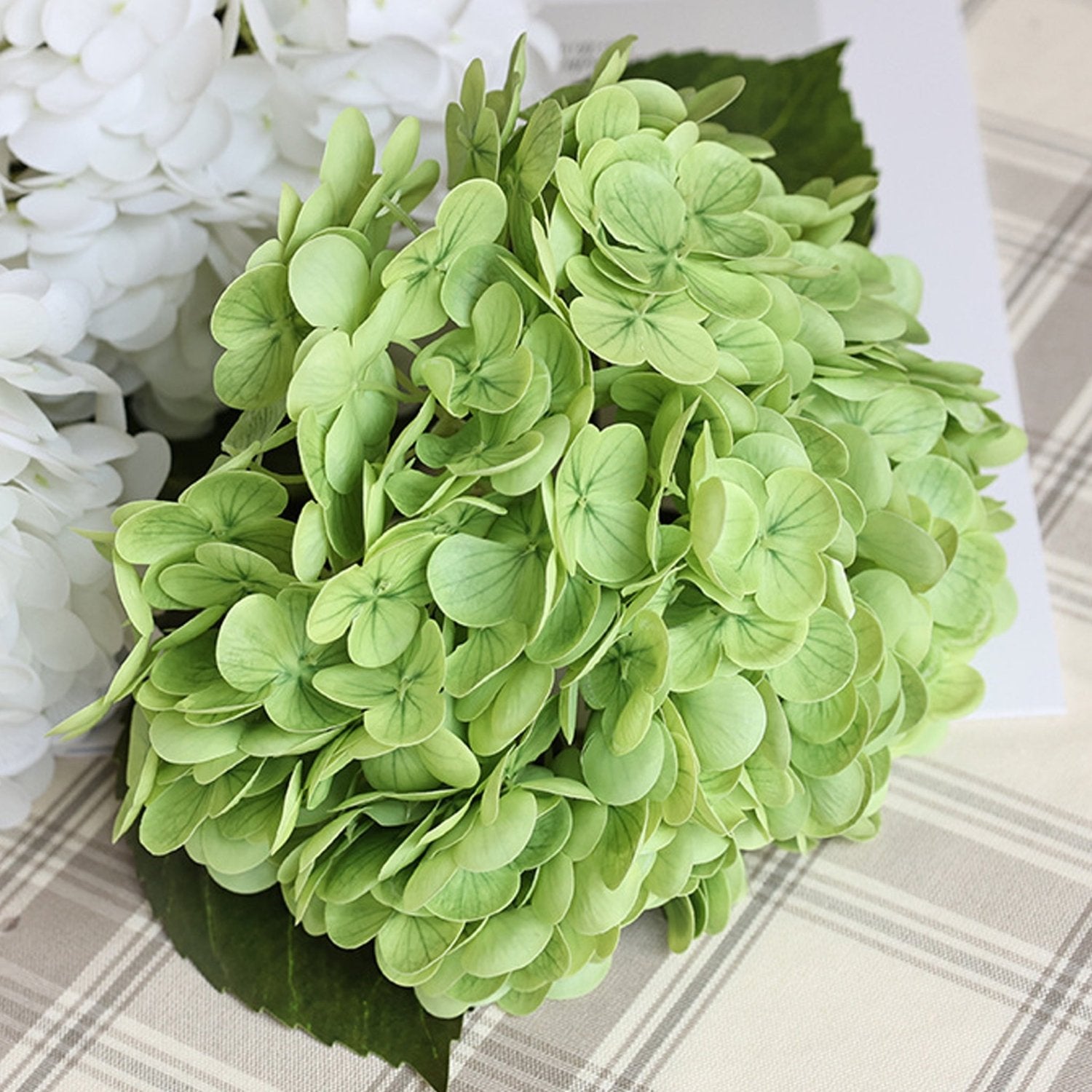 Fake Hydrangea Real Touch Flowers for Arrangement - VANRINA