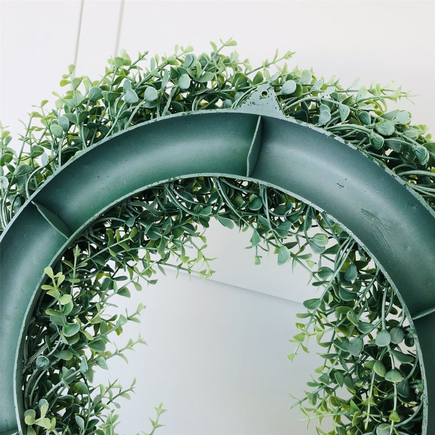 Faux Boxwood Wreath 17 inch for Front Door - VANRINA