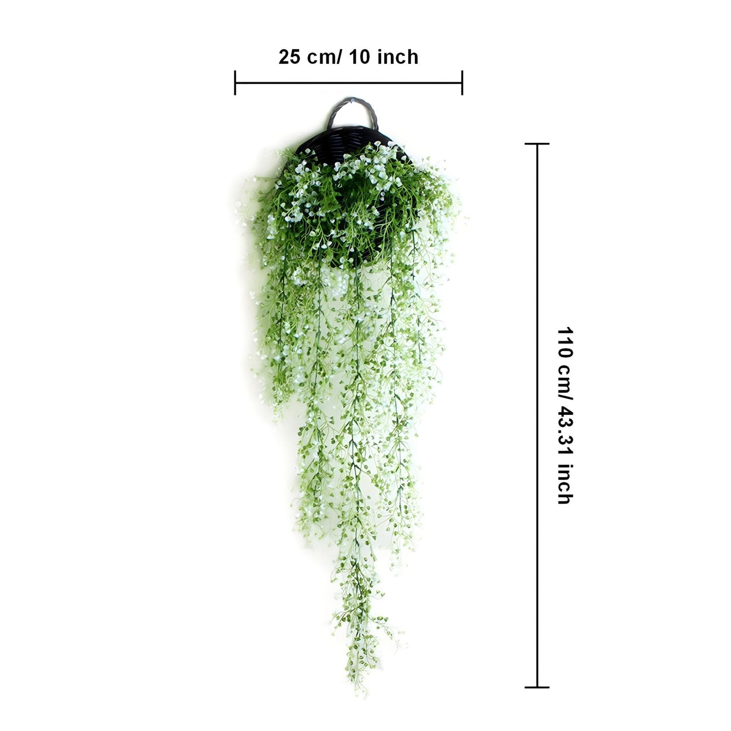 Faux Hanging Plants UV Protected Fake Greenery Vines - VANRINA