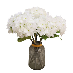 Faux Hydrangea Bloom Real Touch Flower Individual - VANRINA