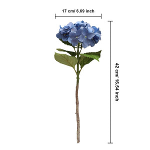 Faux Hydrangea Bloom Real Touch Flower Individual - VANRINA