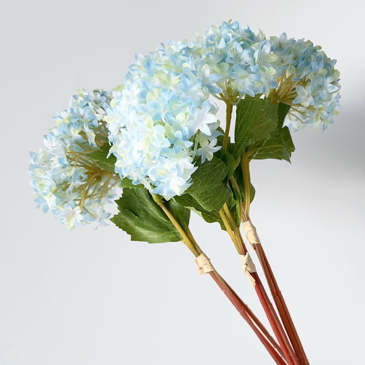 Faux Hydrangea Bundle Mini Hydrangeas Flowers - VANRINA