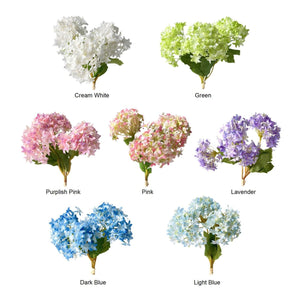 Faux Hydrangea Bundle Mini Hydrangeas Flowers - VANRINA