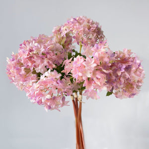 Faux Hydrangea Bundle Mini Hydrangeas Flowers - VANRINA
