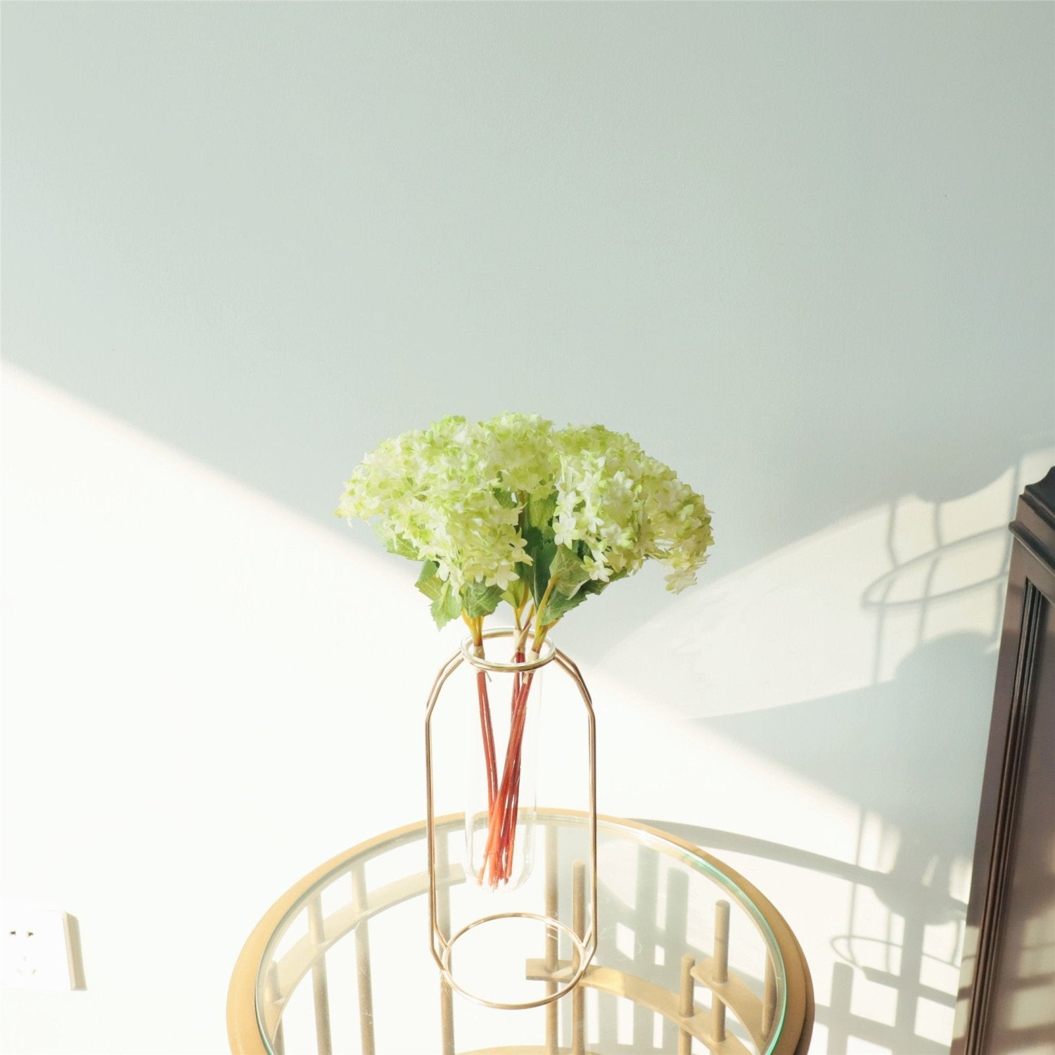 Faux Hydrangea Bundle Mini Hydrangeas Flowers - VANRINA