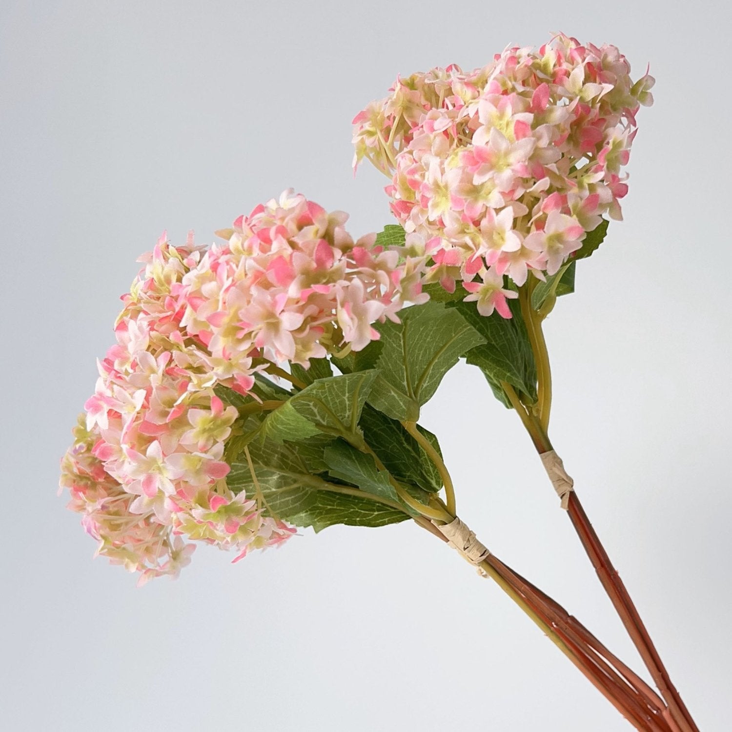 Faux Hydrangea Bundle Mini Hydrangeas Flowers - VANRINA