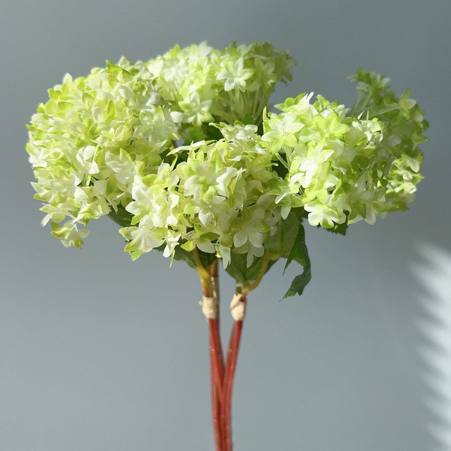 Faux Hydrangea Bundle Mini Hydrangeas Flowers - VANRINA