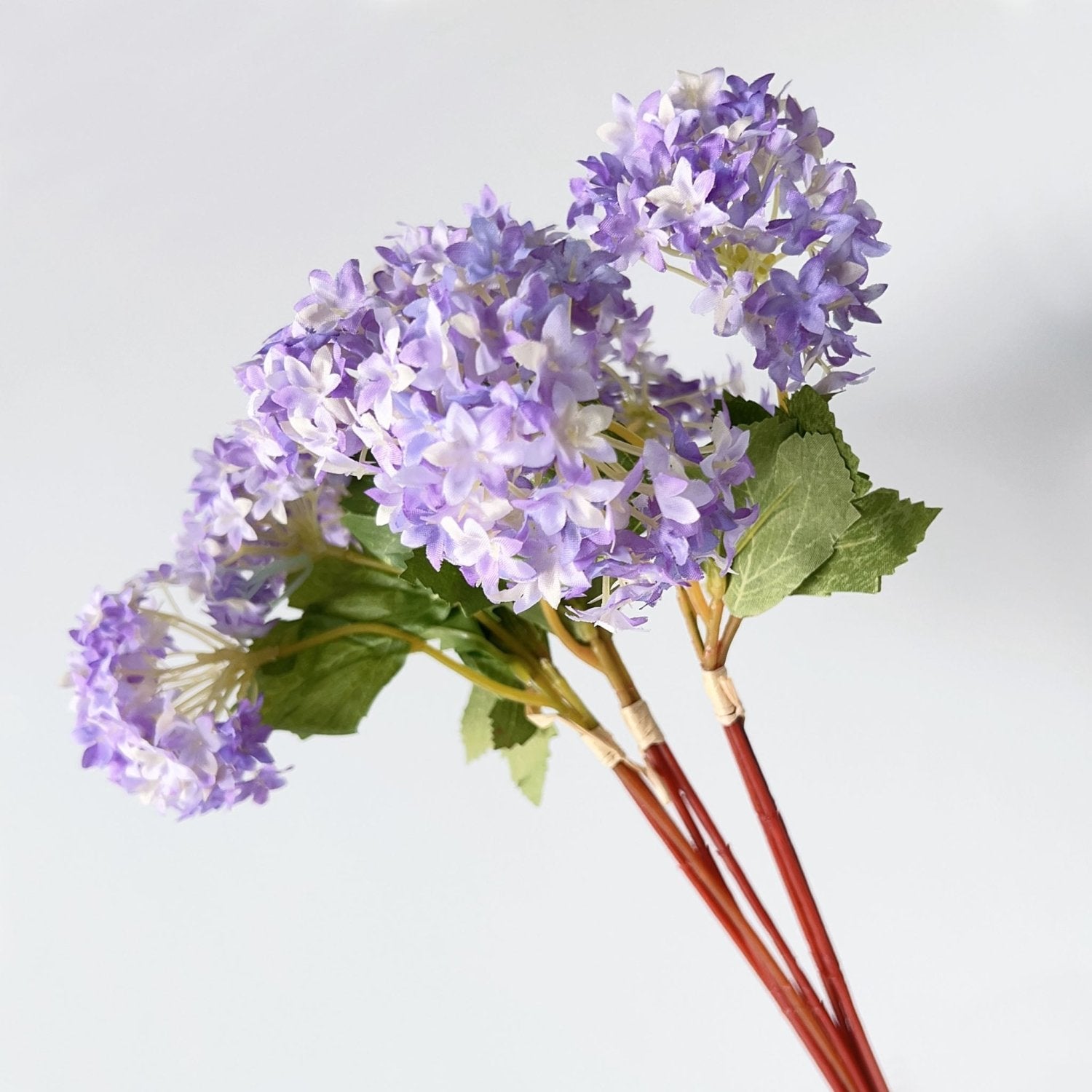 Faux Hydrangea Bundle Mini Hydrangeas Flowers - VANRINA