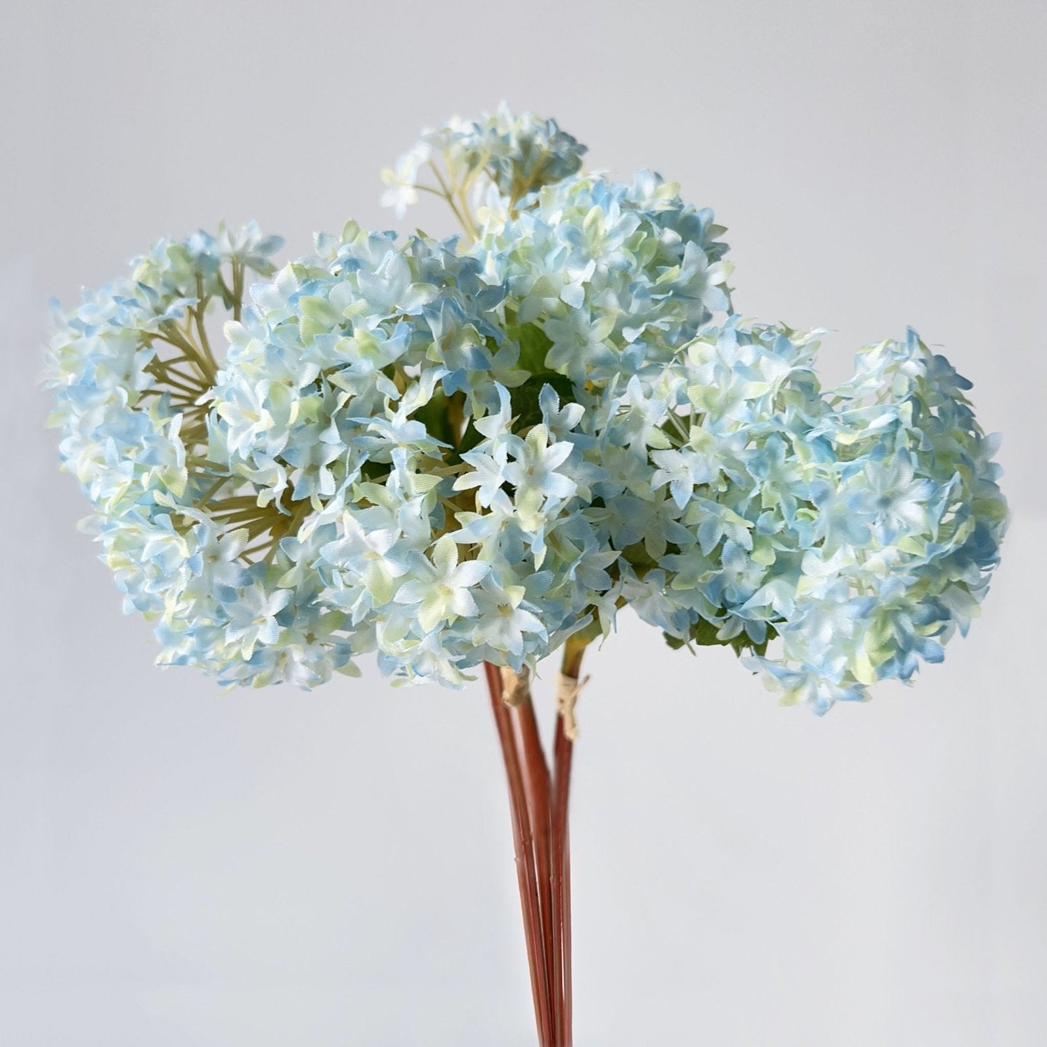 Faux Hydrangea Bundle Mini Hydrangeas Flowers - VANRINA