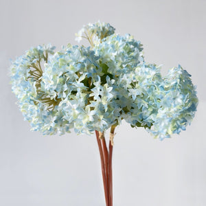 Faux Hydrangea Bundle Mini Hydrangeas Flowers - VANRINA