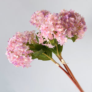 Faux Hydrangea Bundle Mini Hydrangeas Flowers - VANRINA