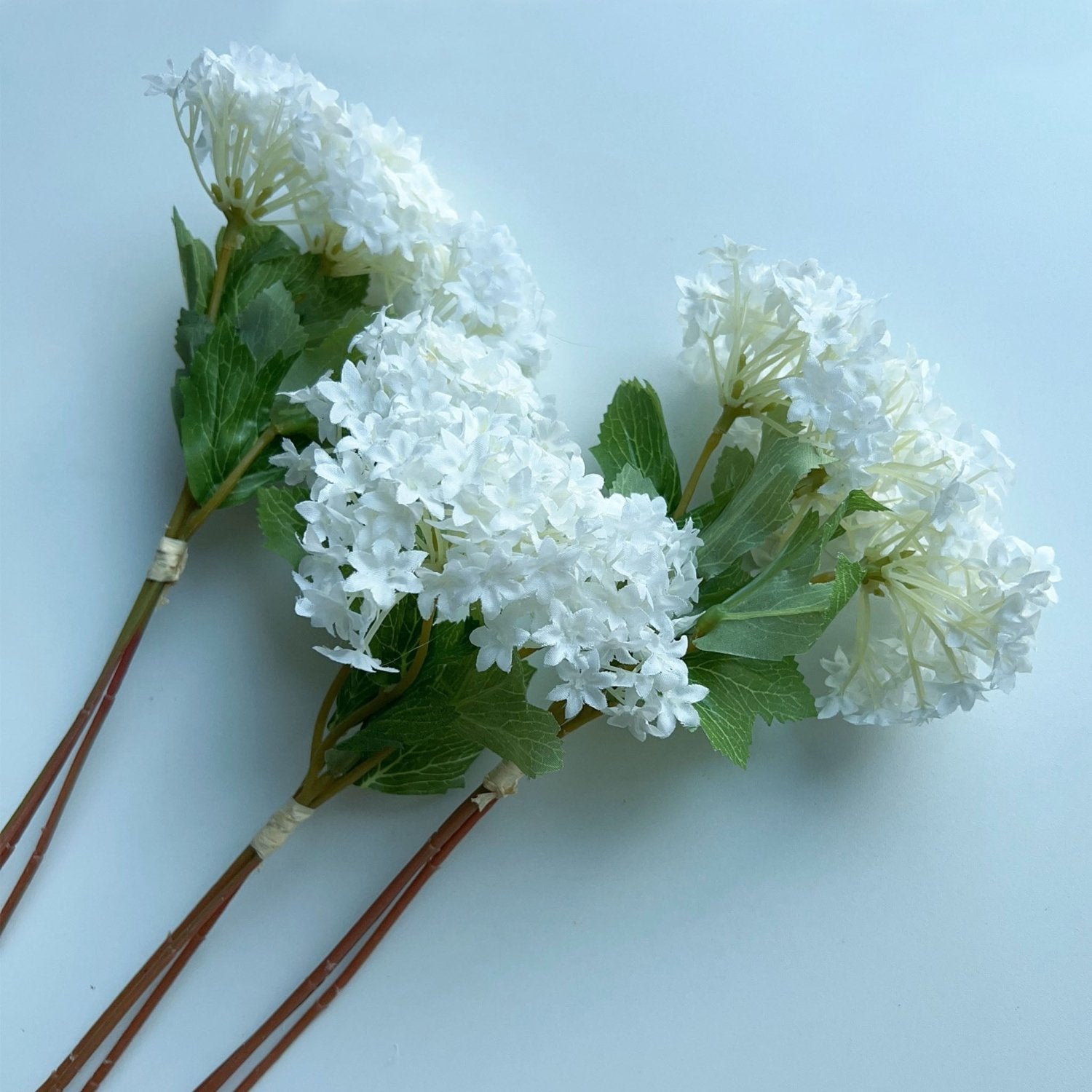 Faux Hydrangea Bundle Mini Hydrangeas Flowers - VANRINA