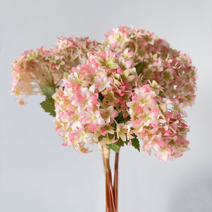 Faux Hydrangea Bundle Mini Hydrangeas Flowers - VANRINA
