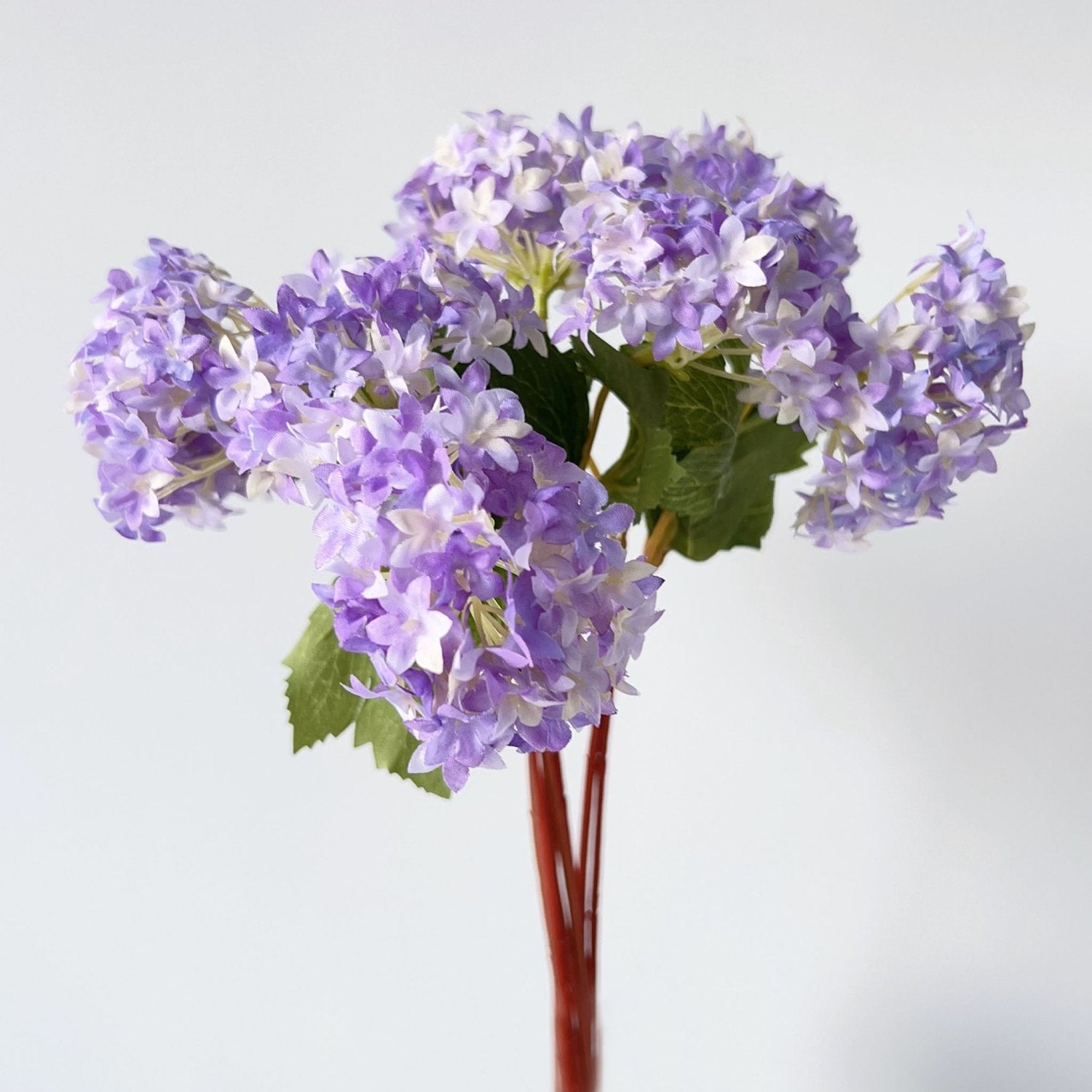 Faux Hydrangea Bundle Mini Hydrangeas Flowers - VANRINA