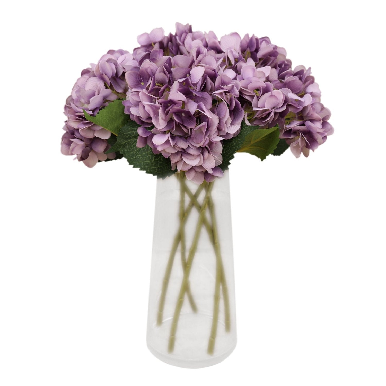 Faux Hydrangea Flowers Silk Flower Arrangements - VANRINA