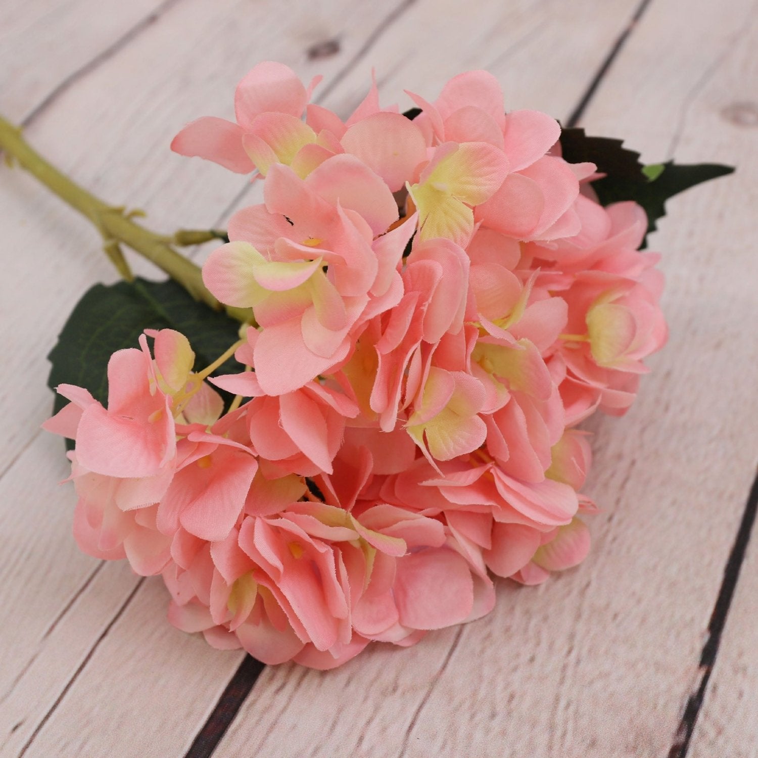 Faux Hydrangea Flowers Silk Flower Arrangements - VANRINA