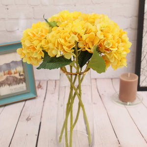 Faux Hydrangea Flowers Silk Flower Arrangements - VANRINA