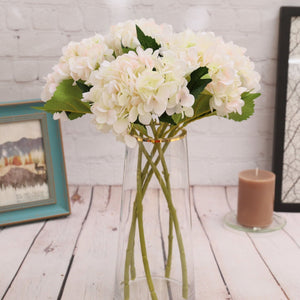 Faux Hydrangea Flowers Silk Flower Arrangements - VANRINA