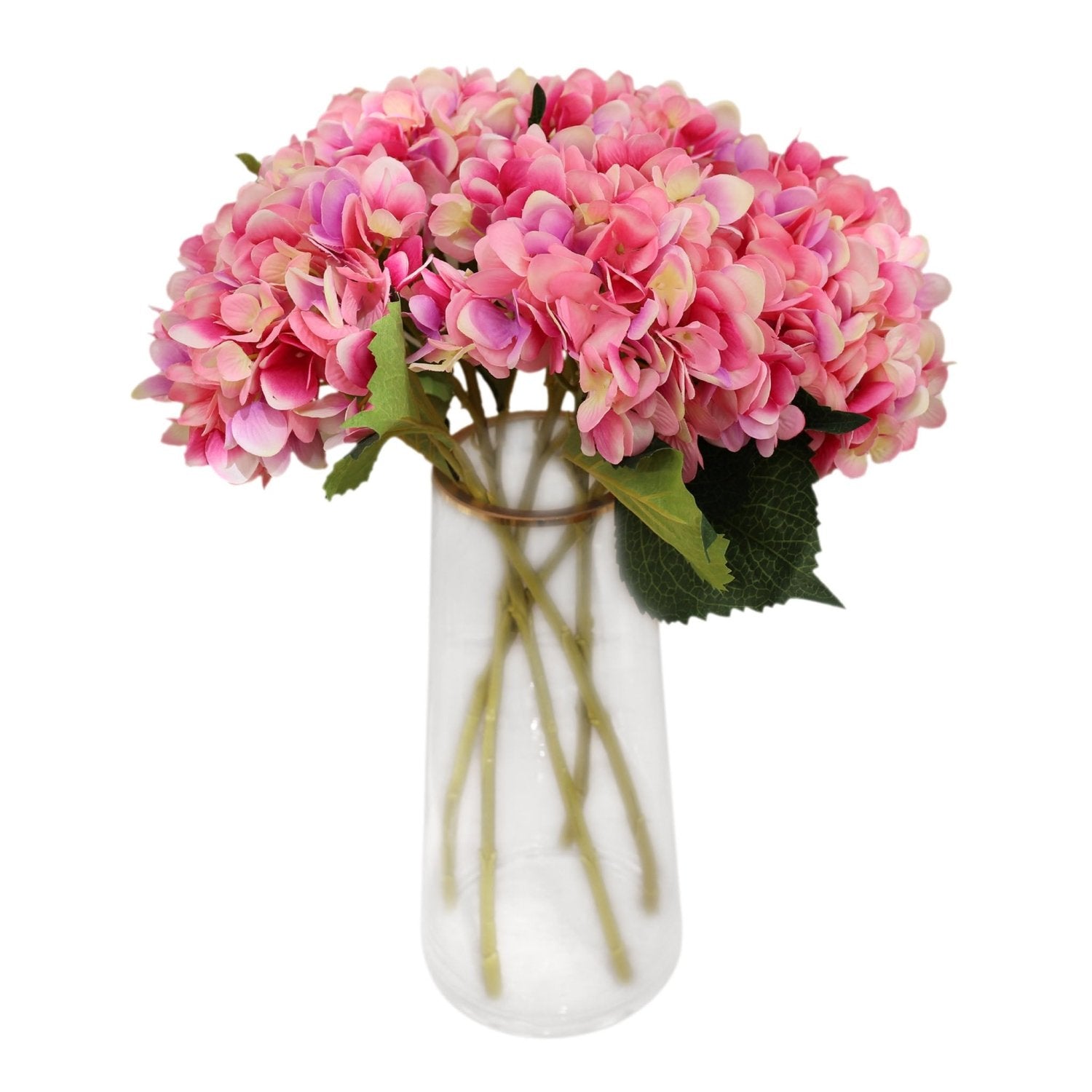 Faux Hydrangea Flowers Silk Flower Arrangements - VANRINA