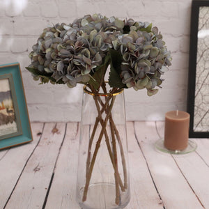 Faux Hydrangea Flowers Silk Flower Arrangements - VANRINA