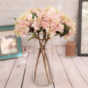 Faux Hydrangea Flowers Silk Flower Arrangements - VANRINA