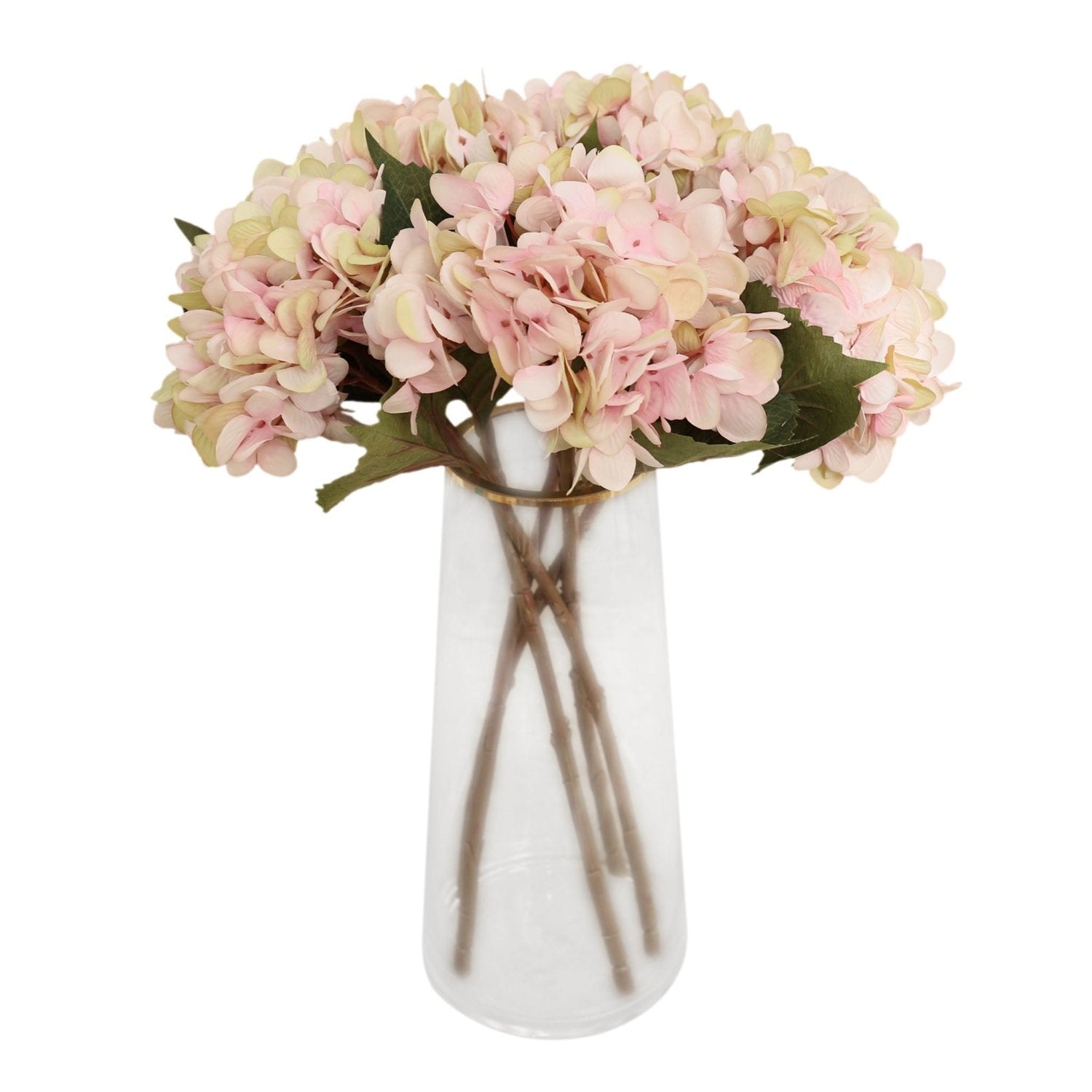 Faux Hydrangea Flowers Silk Flower Arrangements - VANRINA