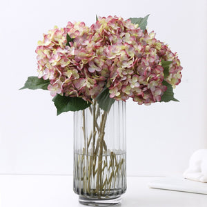 Faux Hydrangea Flowers Silk Hydrangea Bushes - VANRINA