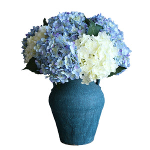 Faux Hydrangea Flowers Silk Hydrangea Bushes - VANRINA