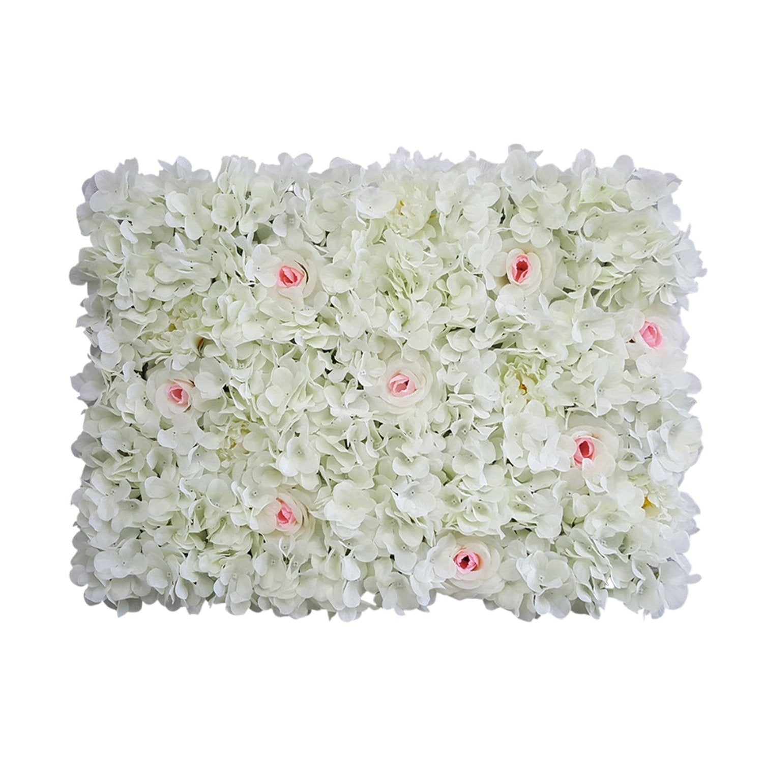 Flower Wall Backdrops Silk Flowers Wall Background for Wedding Photography - VANRINA