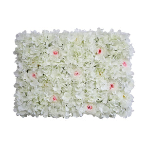 Flower Wall Backdrops Silk Flowers Wall Background for Wedding Photography - VANRINA