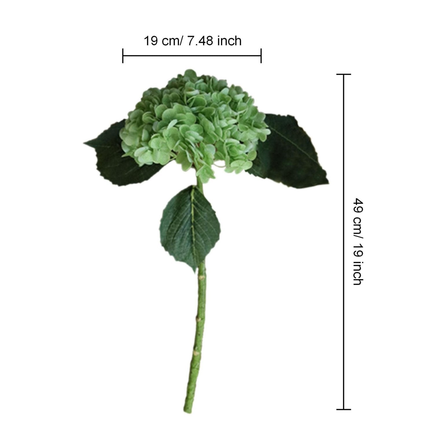 Green Hydrangea Fake Wedding Flowers - VANRINA