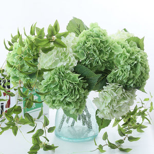 Green Hydrangea Fake Wedding Flowers - VANRINA