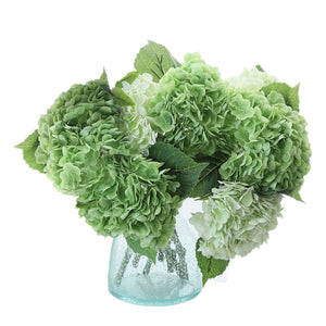 Green Hydrangea Fake Wedding Flowers - VANRINA